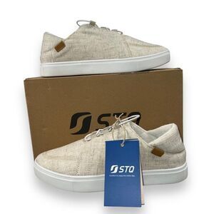 STQ Casual Canvas‎ Sneakers "Beige" ST220357 Women's 7.5